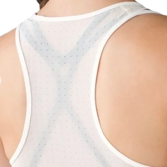 Lululemon Dance To Yoga Tank Pretty Plume Angel Wing Black / Black - Picture 4 of 16